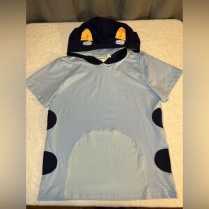 Bluey Character Hooded Shirt NWT